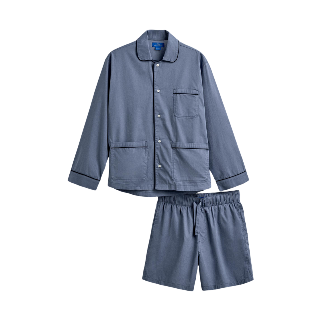 4442/437/403 Zara x Aaron Levine Short Pajama Set Sky Blue