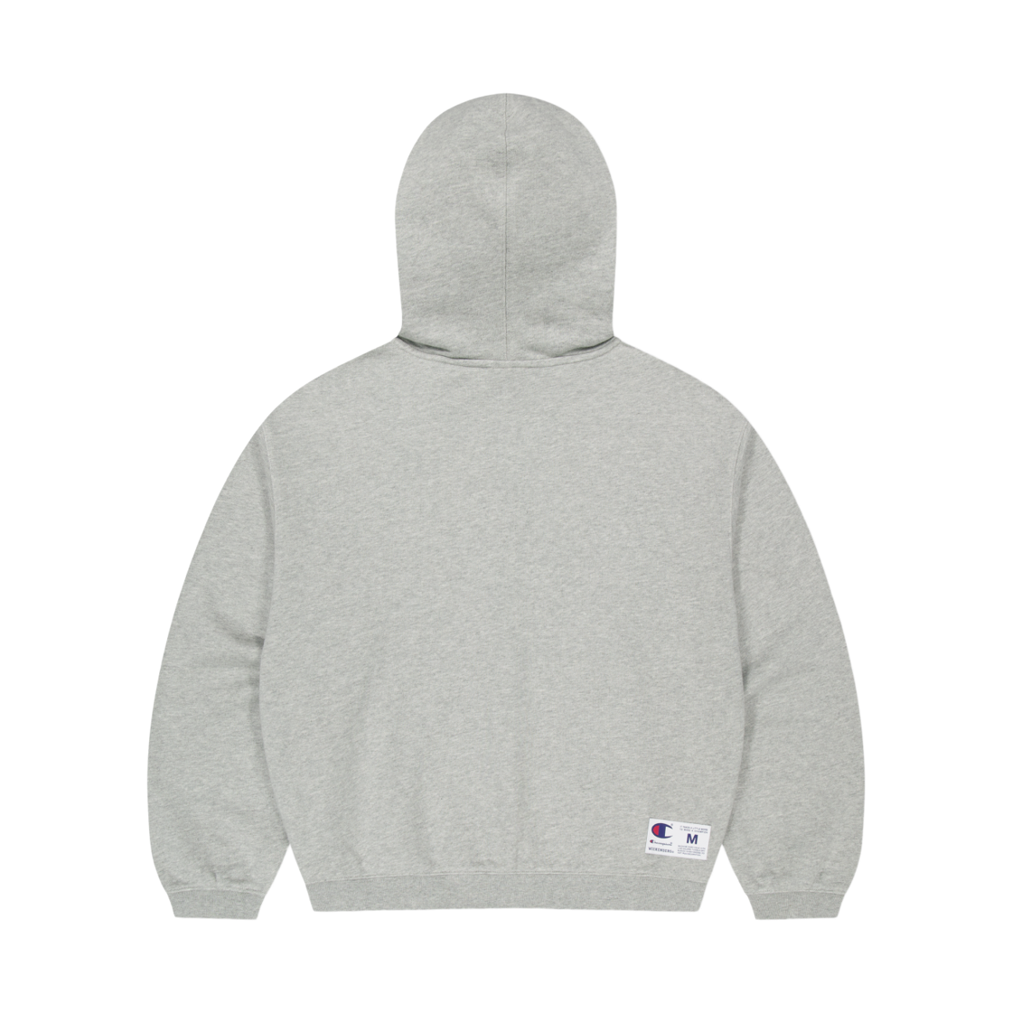 위캔더스 x 챔피온 로고 집업 후드 M.그레이(WKNDRS x Champion Logo Zip-Up Hoodie M.Grey) - 2