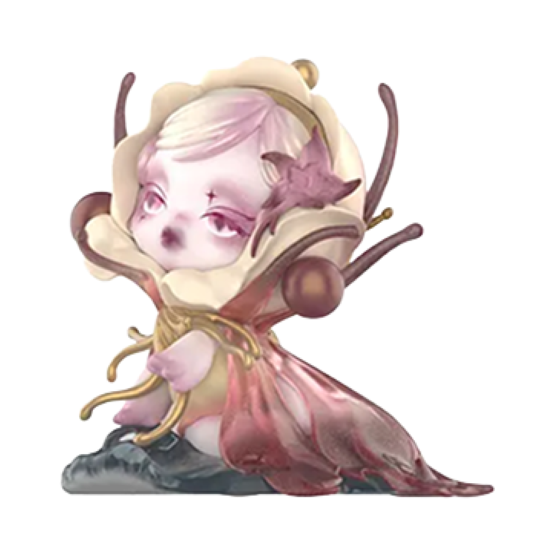 - Pop Mart Skullpanda Petals In Four Acts Series The Elegic Witness (Opened Case)