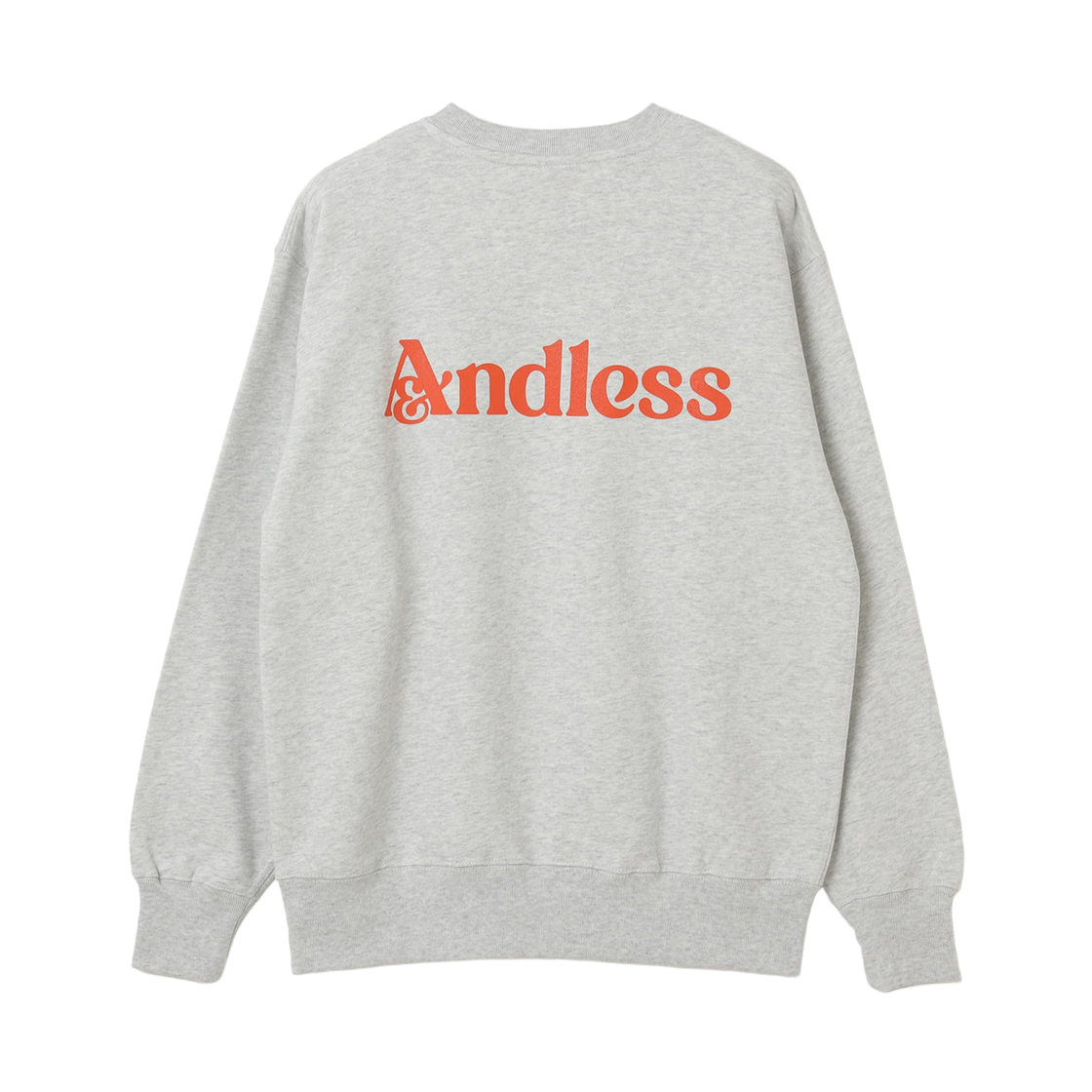 빔즈 컬쳐아트 x 엔들리스 크루넥 스웨트 애쉬(Beams Cultuart x Andless Crew Neck Sweat Ash)