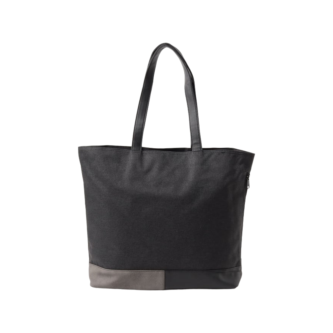 빔즈 하트 폴리에스터 헤더드 머터리얼 콤비네이션 토트백 블랙(Beams Heart Polyester Heathered Material Combination Tote Bag Black) - 2