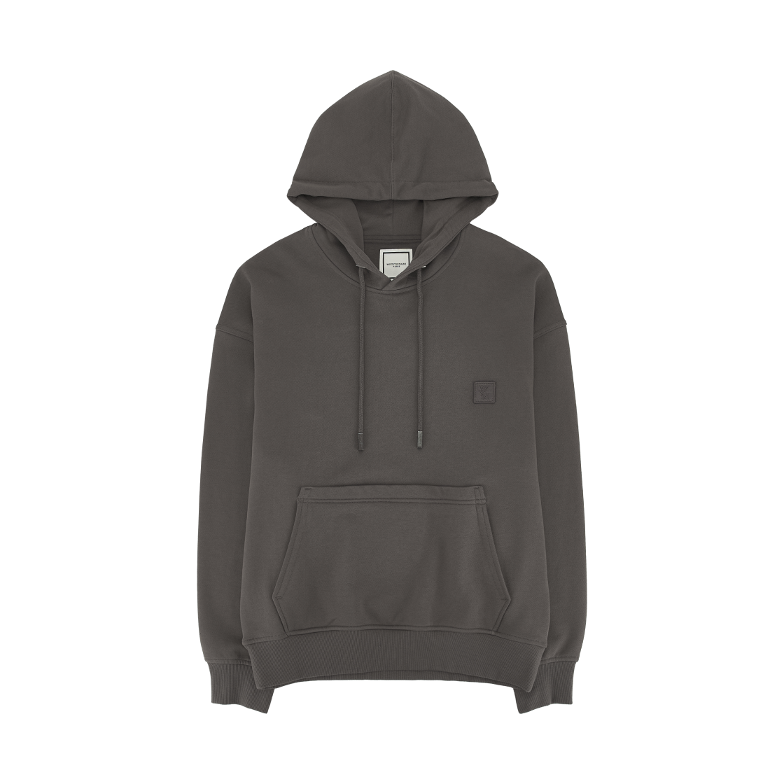 우영미 후드 스웨트셔츠 차콜 - 25FW(Wooyoungmi Hood Sweatshirt Charcoal - 25FW) - 2