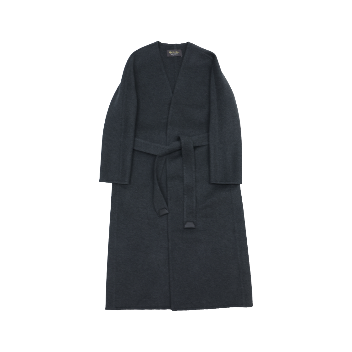 로로피아나 FAI8683 캐시미어 더블 핸드메이드 로브 코트 캐시미어 다크 그레이(Loro Piana FAI8683 Cashmere Double Handmade Robe Coat Dark Grey)