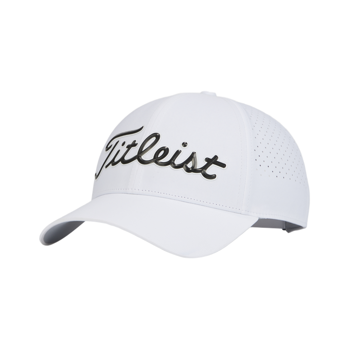 타이틀리스트 플레이어 테크 캡 화이트 블랙(Titleist Players Tech Cap White Black)