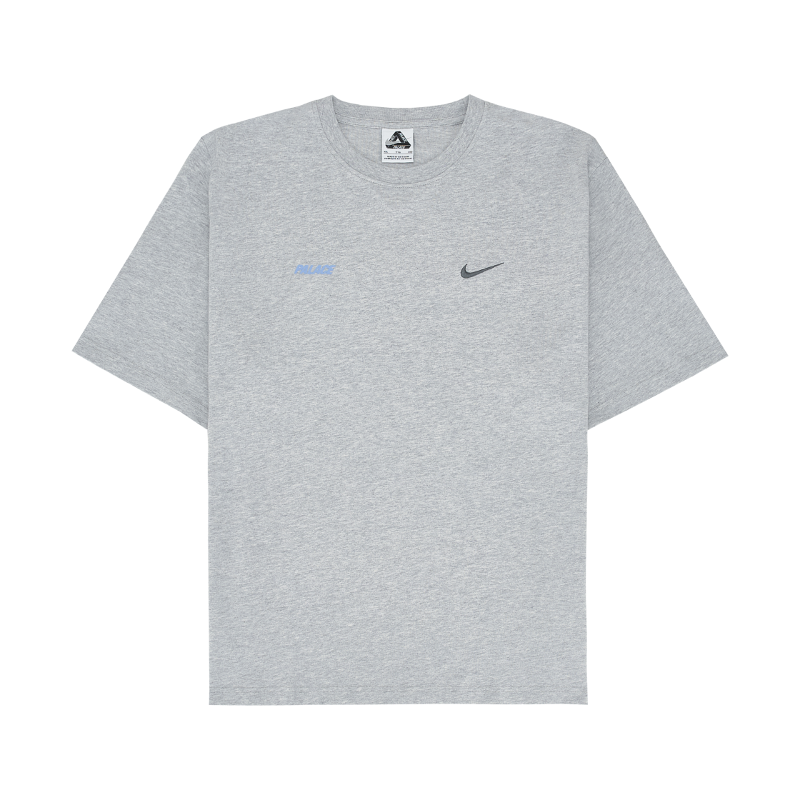 팔라스 x 나이키 폰트 스우시 티셔츠 그레이 말 - 26SS(Palace x Nike Font Swoosh T-Shirt Grey Marl - 26SS) - 2
