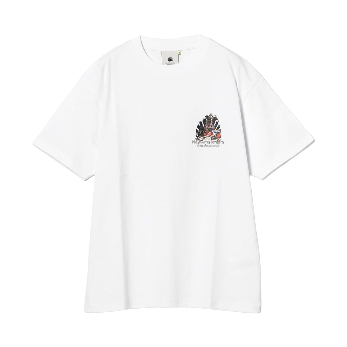 빔즈 T x 뉴 암스테르담 서프 어소시에이션 뷔페 티셔츠 화이트(Beams T x New Amsterdam Surf Association Buffet T-Shirt White) - 2