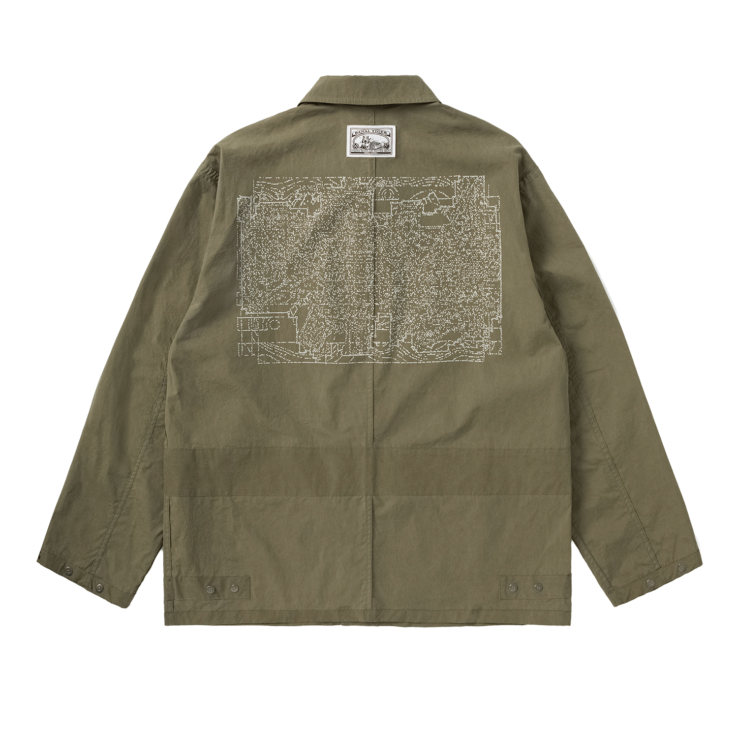 [KREAM 단독] 버날 타이거 섀터드 라이플 비디유 자켓 올리브 드랩([KREAM 단독] BANAL TIGER SHATTERED RIFLE BDU JACKET OLIVE DRAB) - 4