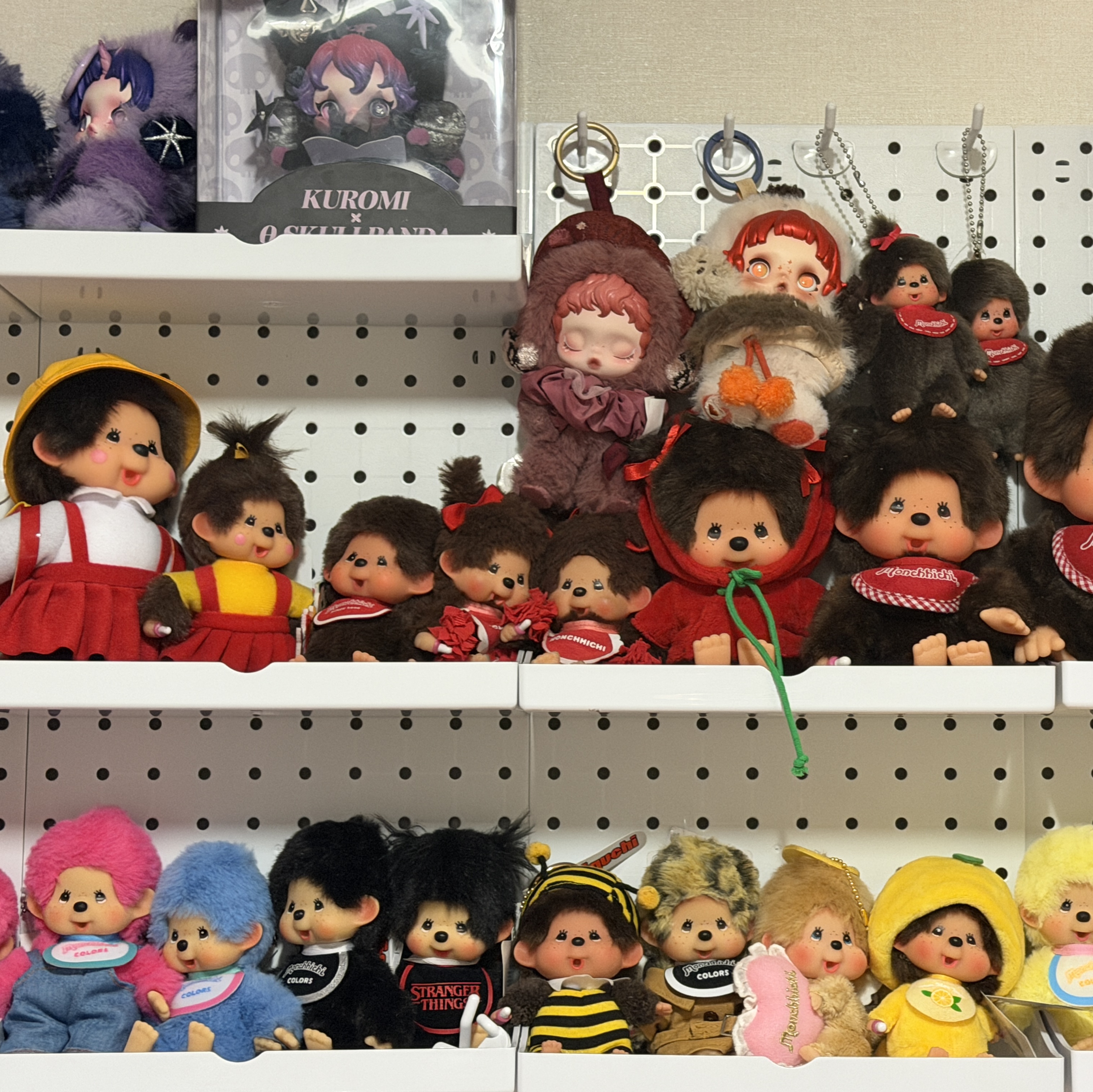 Monchhichi x Chibimaruko-chan Keychain 착용 스타일