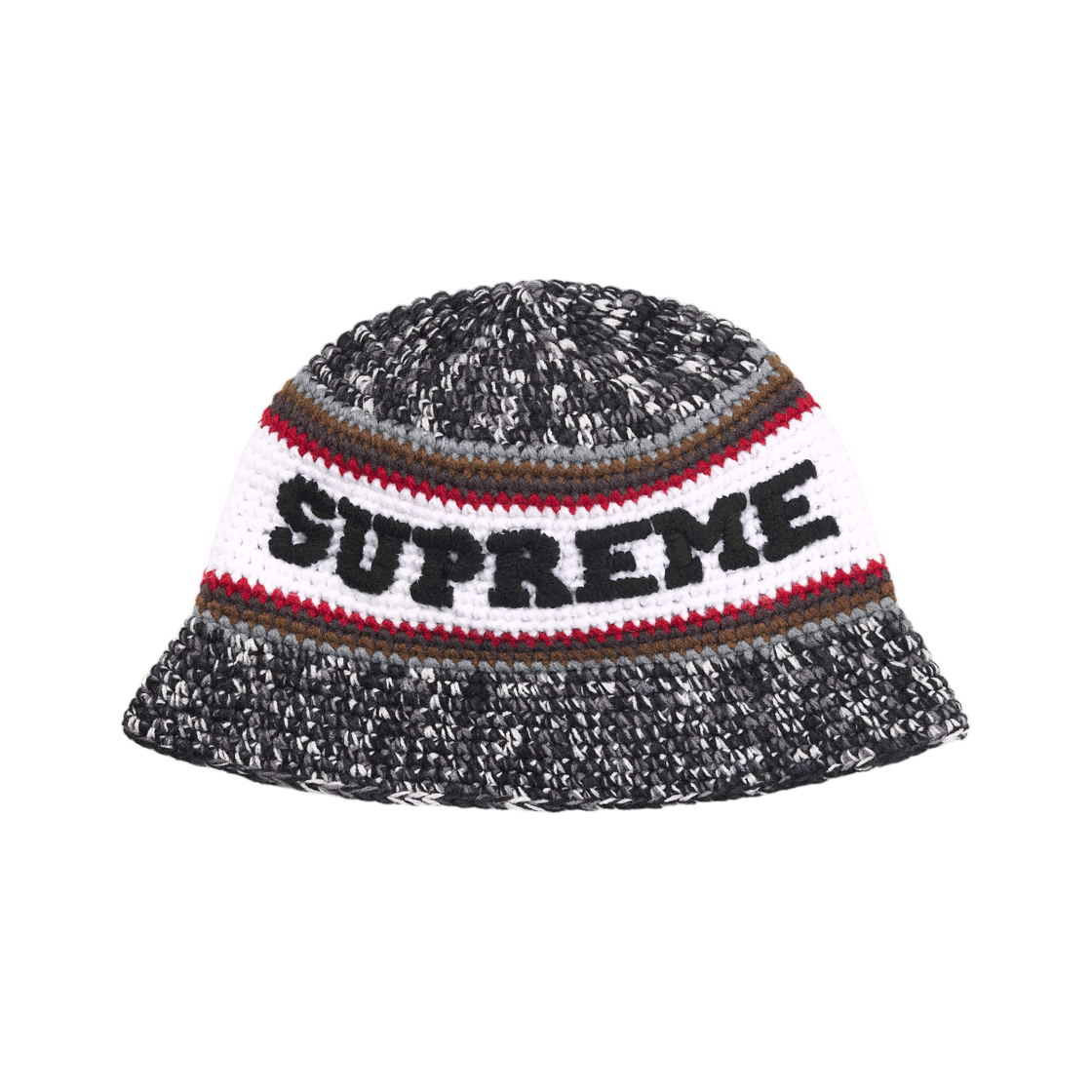 - Supreme Knit Logo Crusher Black - 26SS