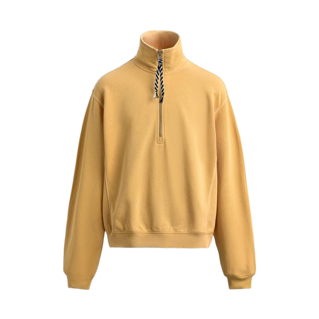 3443/428/696 Zara x Aaron Levine Taped Zip-Neck Sweatshirt Peach