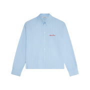 [KREAM 단독] About:Blank Oxford Script Shirt Blue White - 26FW