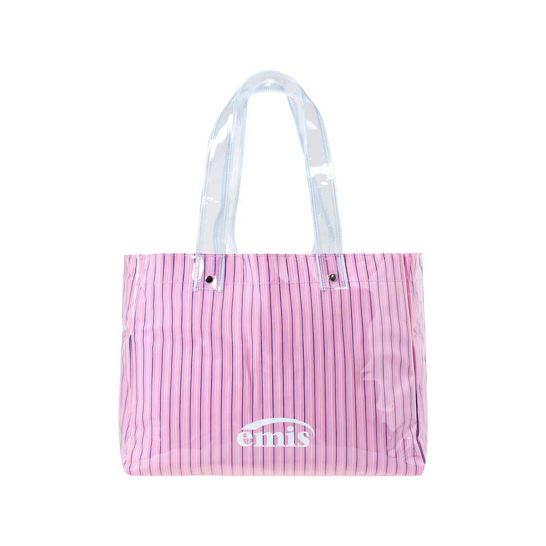 - Emis Clear Stripe Shoulder Bag Pink
