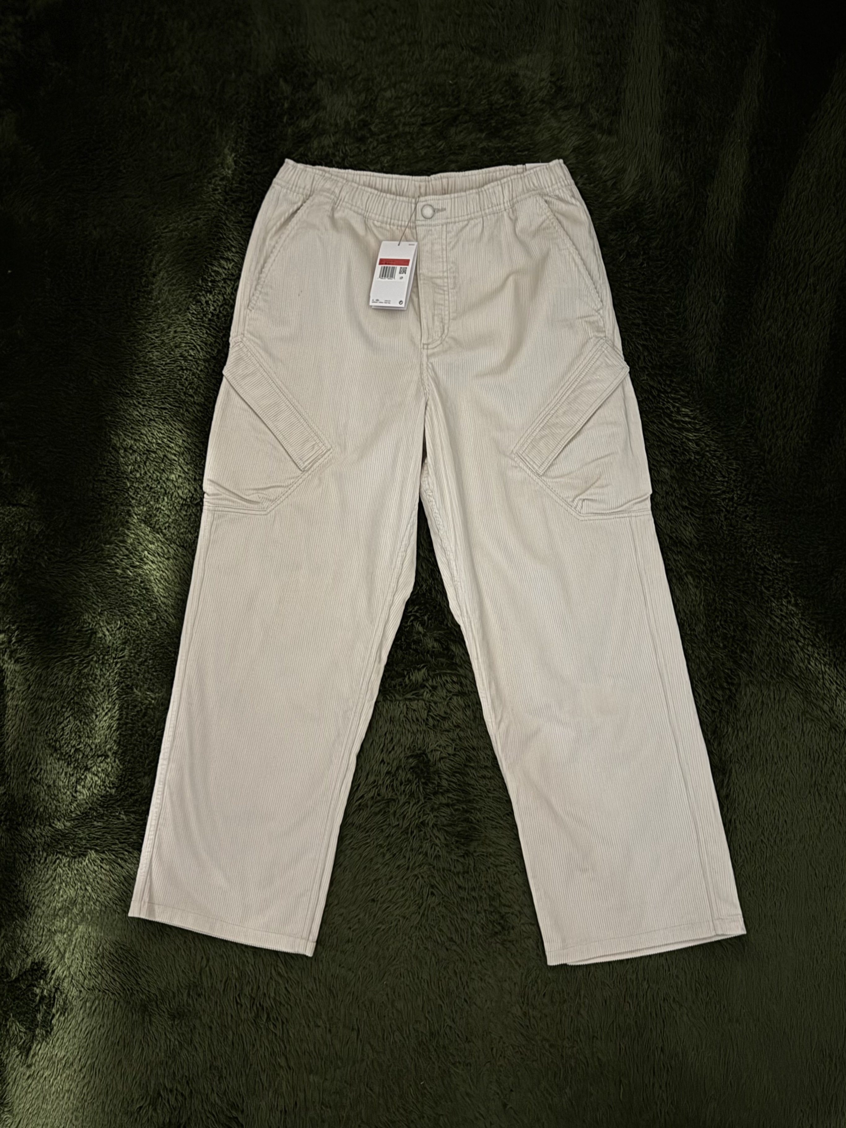 Jordan Flight Chicago Corduroy Pants Light Orewood Brown (HV0526-104) 착용 스타일 - 1