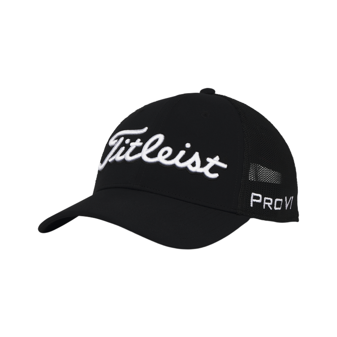 타이틀리스트 투어 포퍼먼스 메쉬 캡 블랙 화이트(Titleist Tour Performance Mesh Cap Black White)