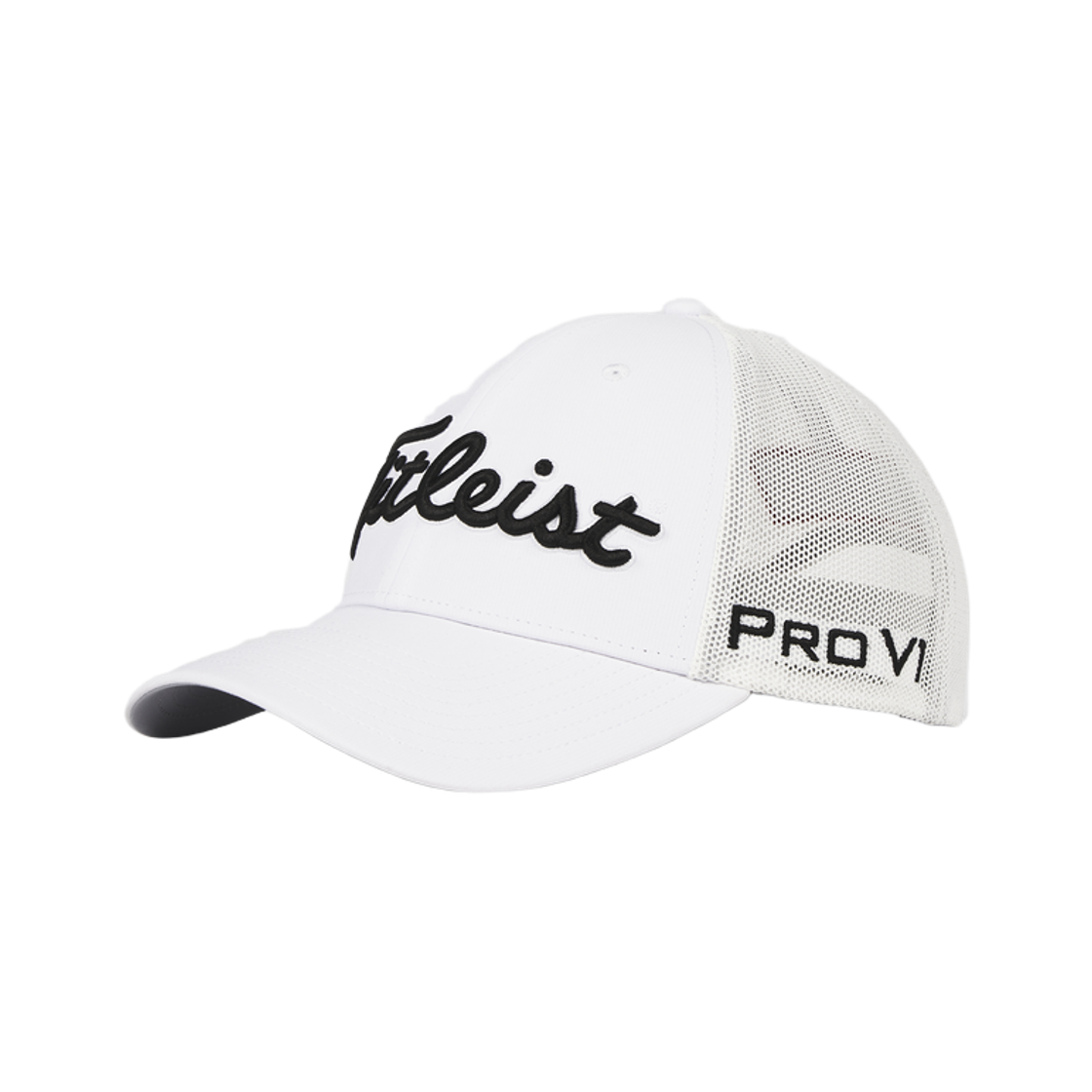 타이틀리스트 투어 포퍼먼스 메쉬 캡 화이트 블랙(Titleist Tour Performance Mesh Cap White Black)