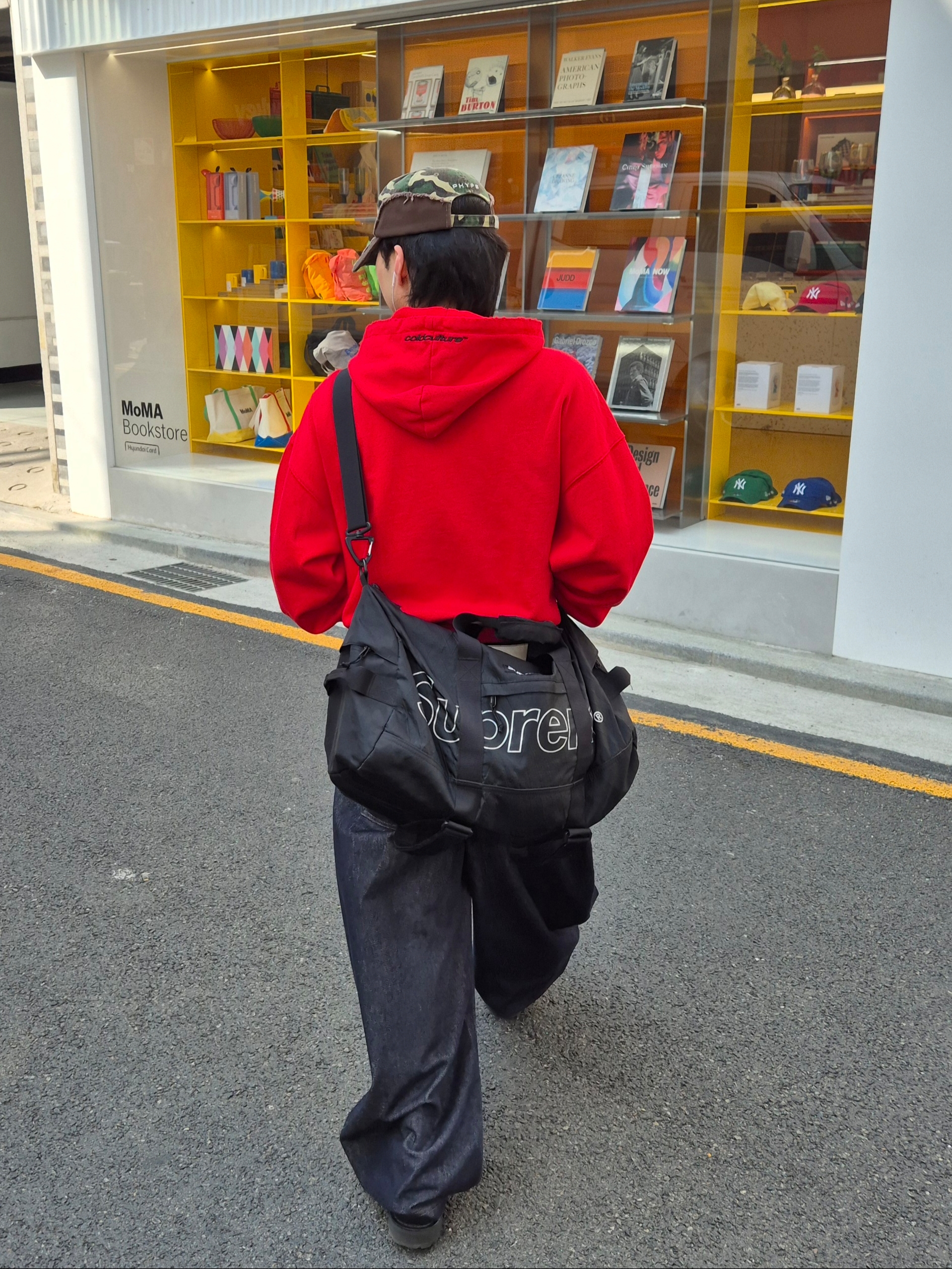 Honda Vintage CutOff Cap Camo, Supreme Duffle Bag Black - 18FW ์ฐฉ์ฉ ์คํ์ผ - 3