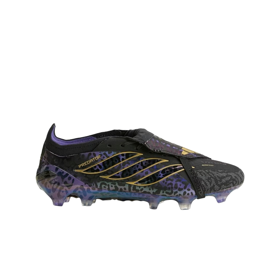 JR4433 Adidas x Kaka Predator Elite Foldover Tongue FG Core Black Gold Metallic