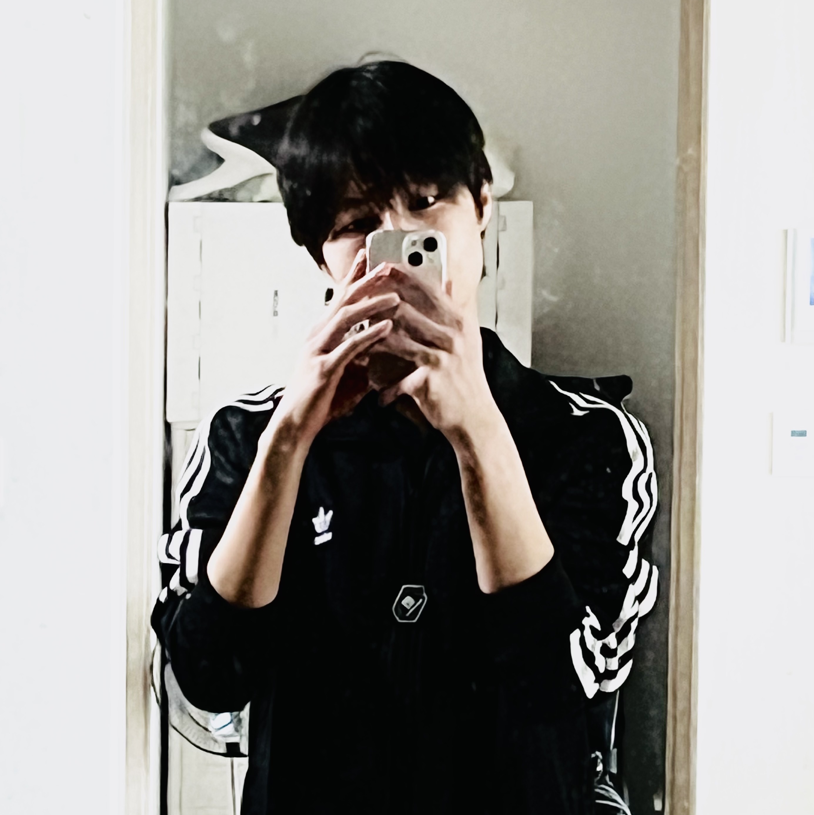 Adidas Adicolor Classic Beckenbauer Track Top Black - KR Sizing 착용 스타일 - 1