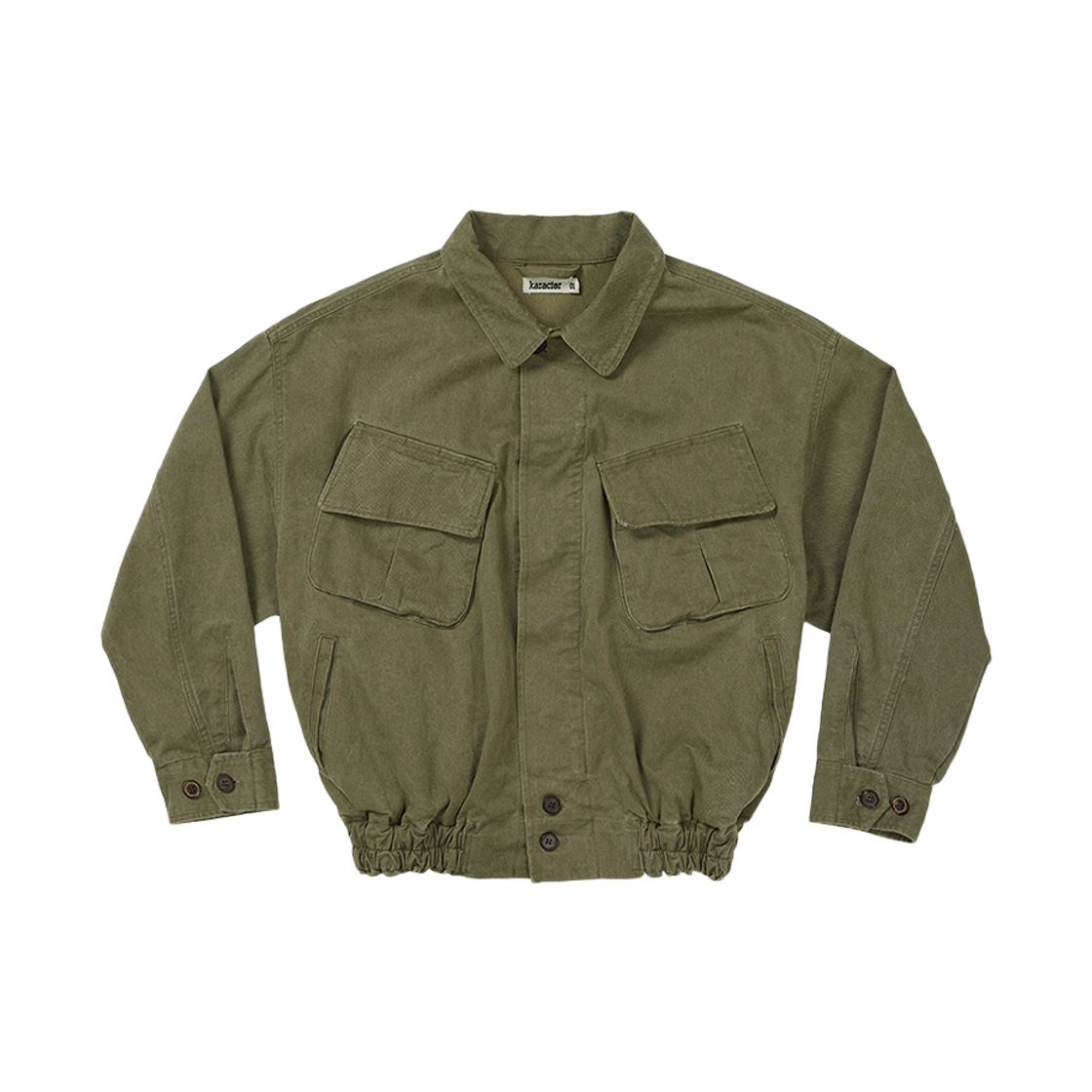 카락터 콰이어트 트러커 자켓 올리브(Karactor Quiet Trucker Jacket Olive)