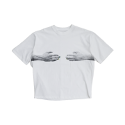 kikozy Halfpy Nail Printing T-shirt White