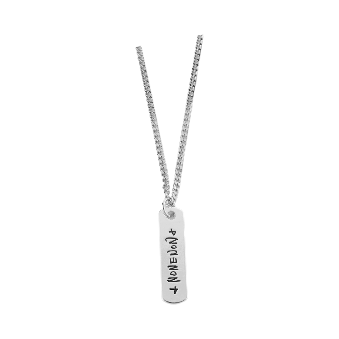 논논 태그 넥클리스(Nonenon Tag Necklace)