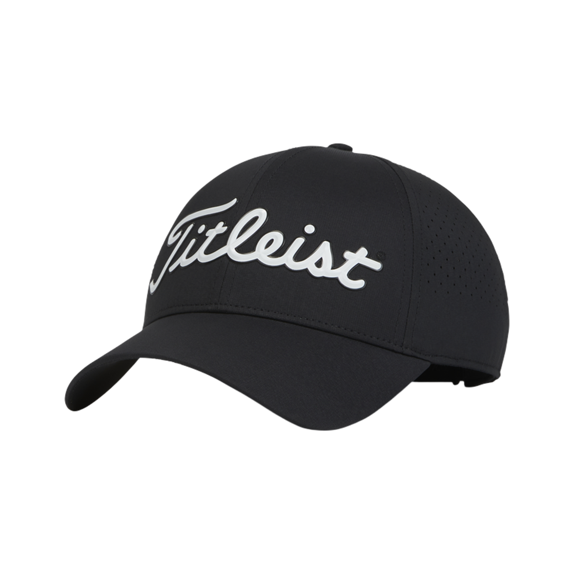 타이틀리스트 플레이어 테크 캡 블랙 화이트(Titleist Players Tech Cap Black White)