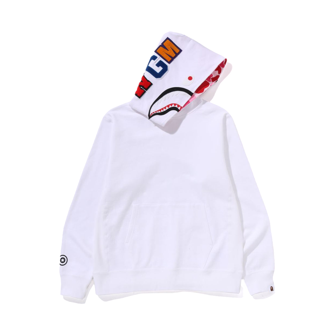 베이프 ABC 카모 샤크 풀오버 후드 화이트(BAPE ABC Camo Shark Pullover Hoodie White) - 1