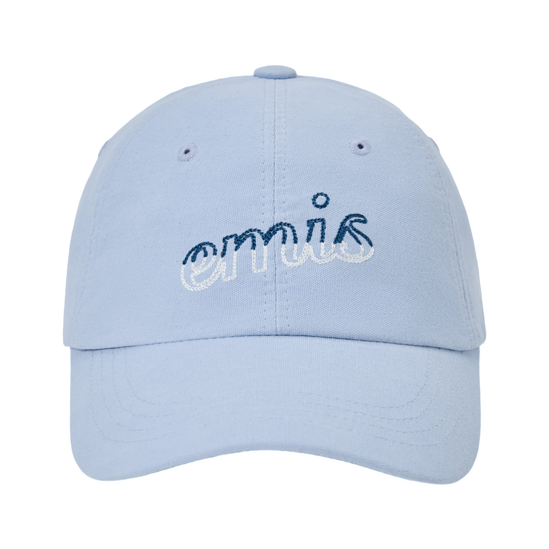 - Emis Chain Stitch Ball Cap Pastel Blue