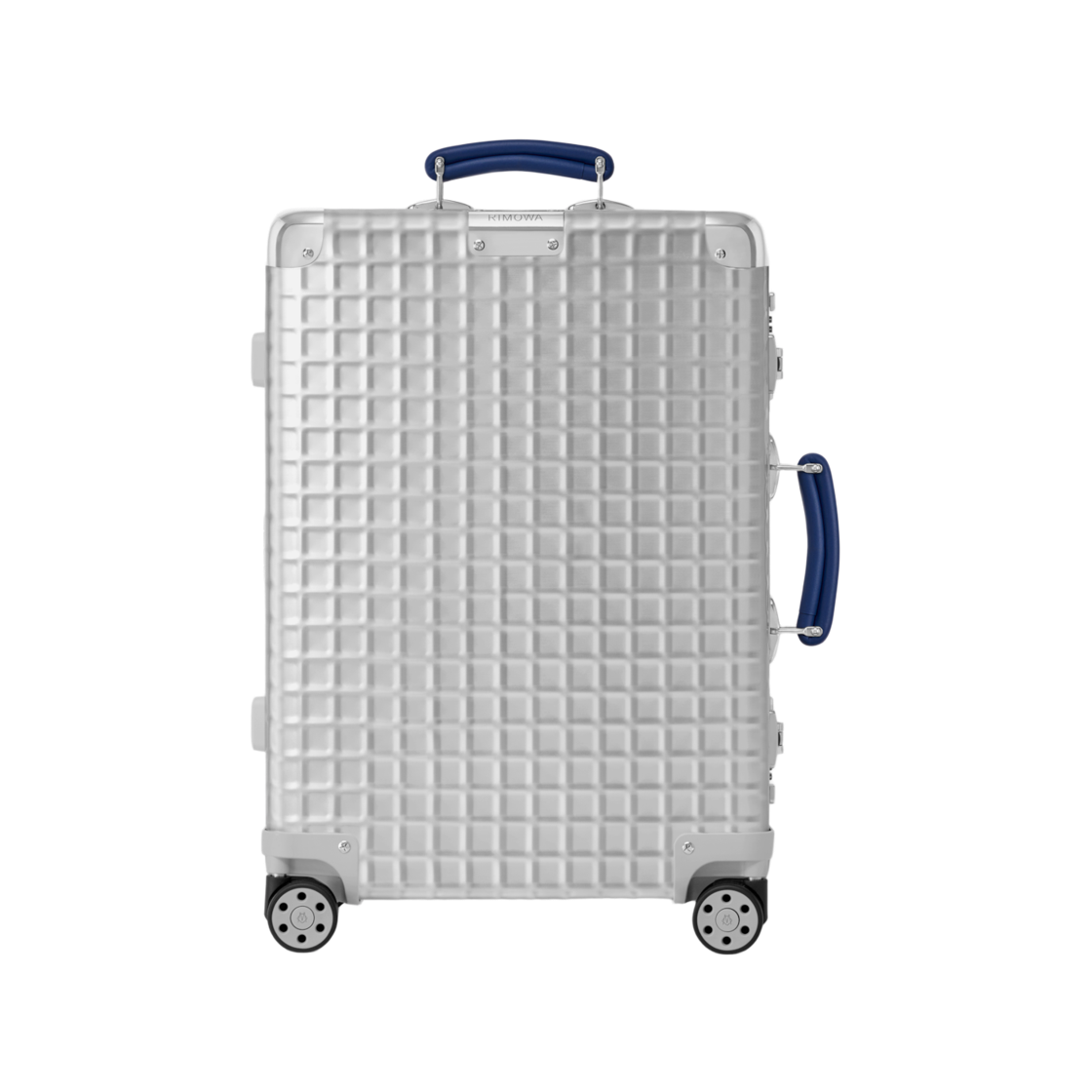 리모와 클래식 알루미늄 그리드 캐빈 수트케이스 실버(Rimowa Classic Aluminium Grid Cabin Suitcase Silver)