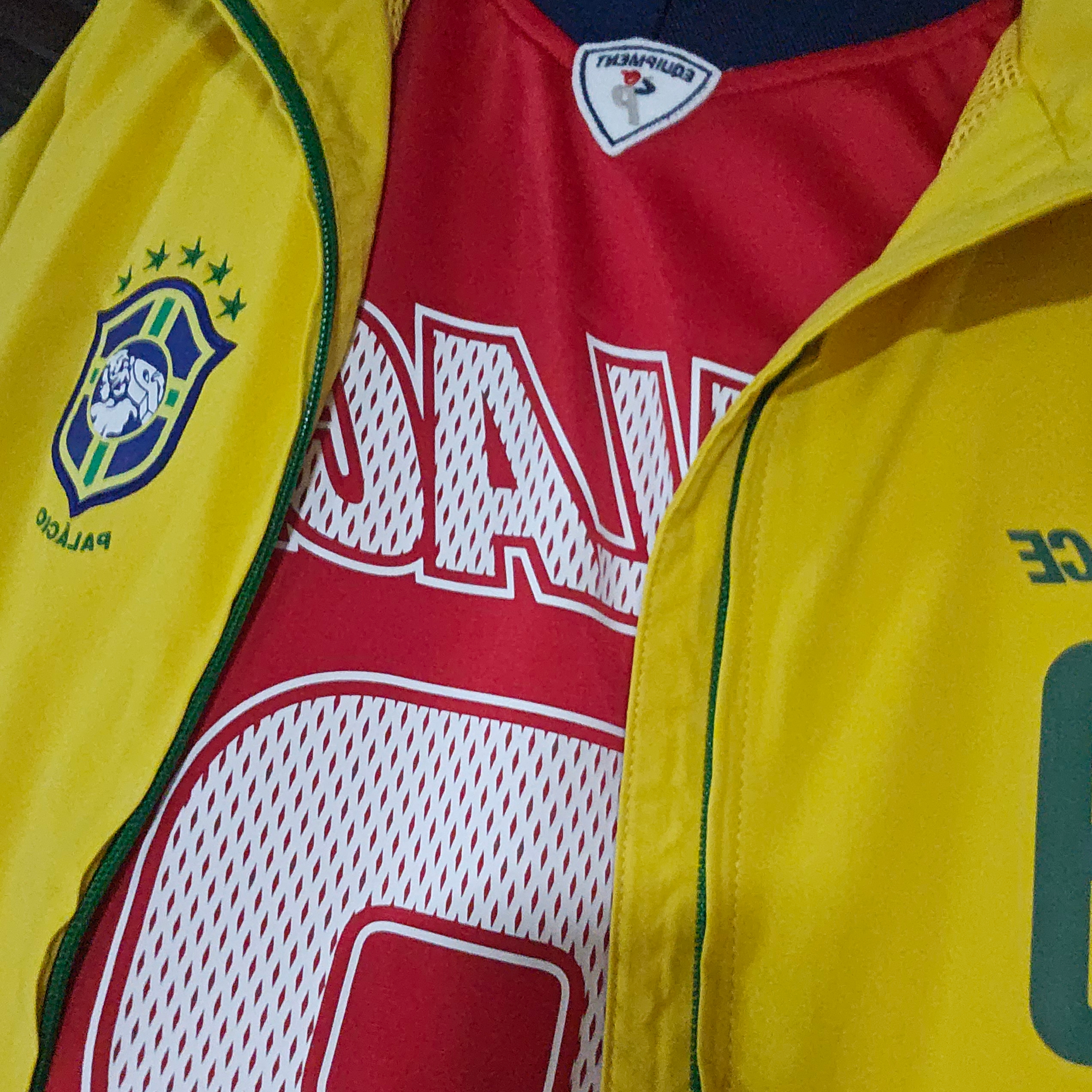Palace Mesh Team Jersey Red - 24SS, Palace Pro Team 02 Shell Jacket Yellow - 24FW 착용 스타일 - 2