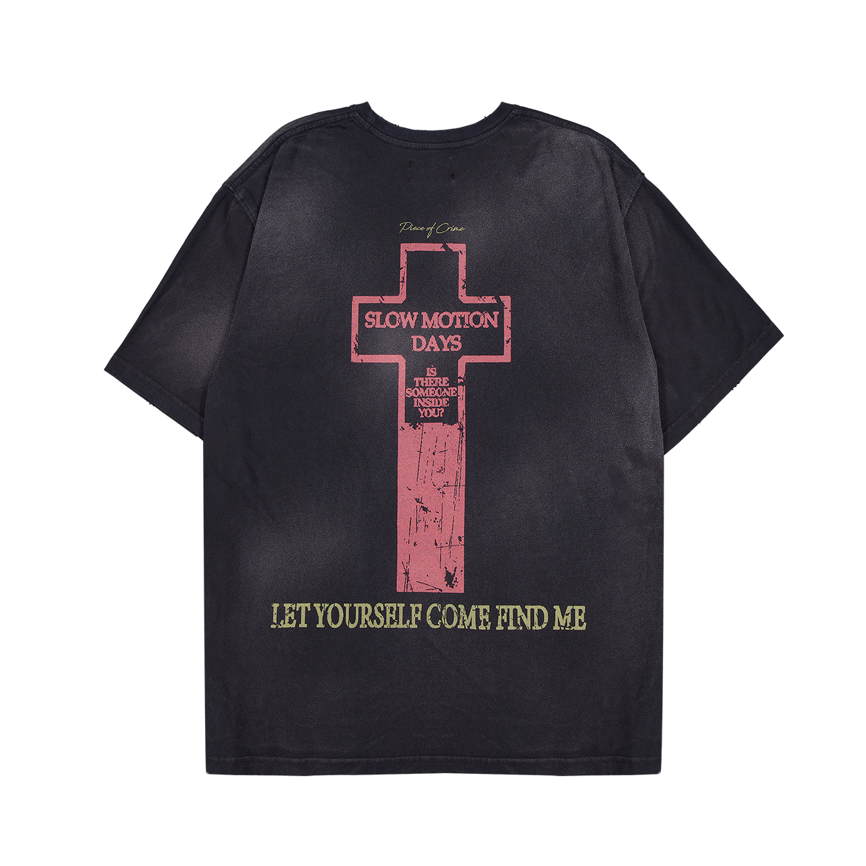 언더마이카 피오씨 리치 아웃 어 핸드 빈티지 워시드 티셔츠 블랙(Undermycar POC Reach Out A Hand Vintage Washed T-Shirts Black) - 2
