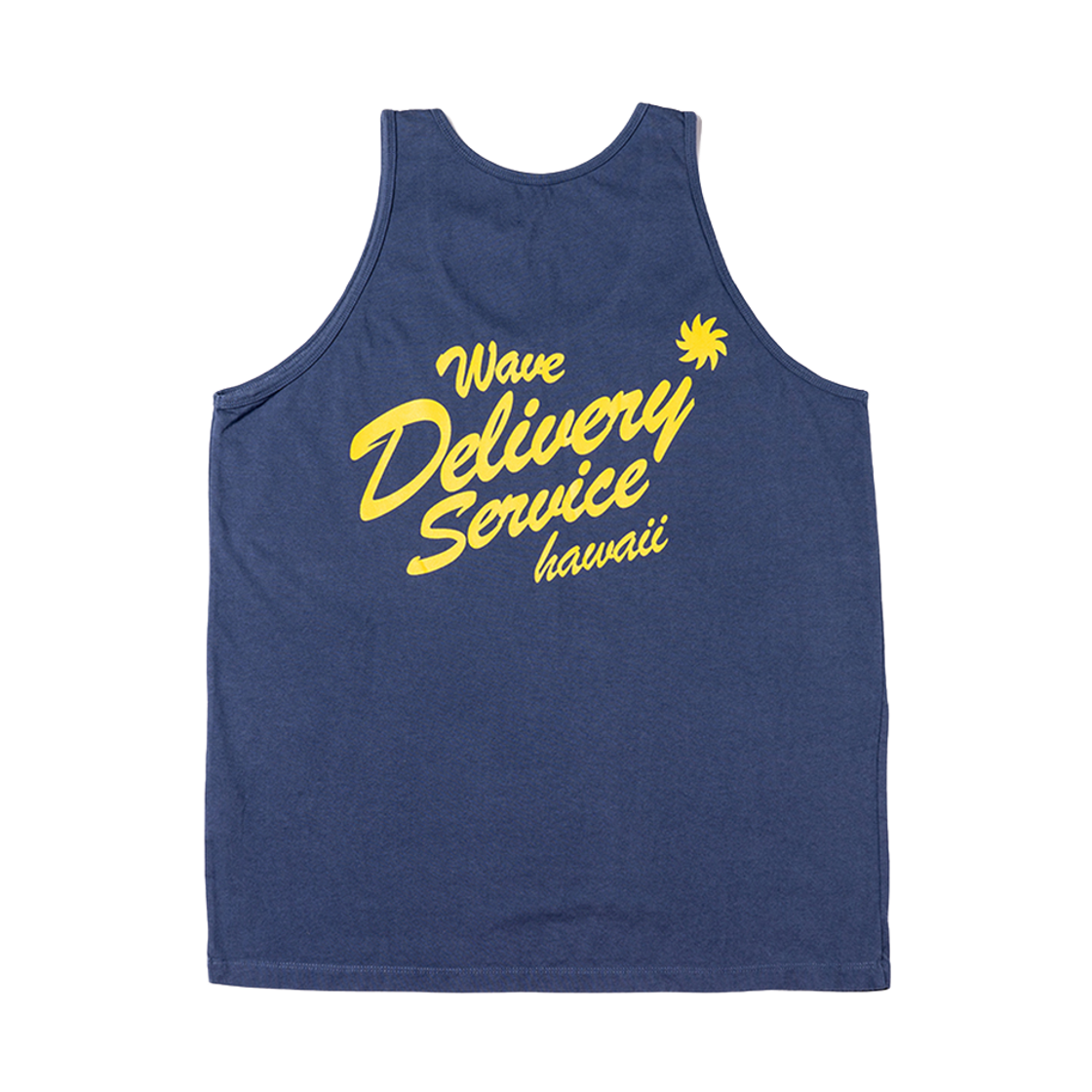 빅웨이브 컬렉티브 웨이브 딜리버리 서비스 나시 인디고 블루(BIGWAVE COLLECTIVE Wave Delivery Service Sleeveless Indigo Blue)
