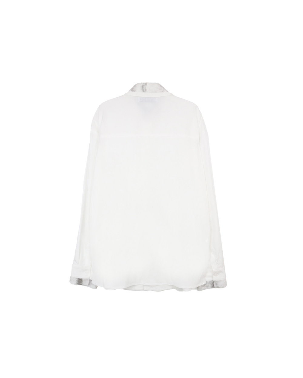 미와이후 소프트 레이어드 오버 셔츠 화이트(Miyhoo Soft Layered Over Shirt White) - 2