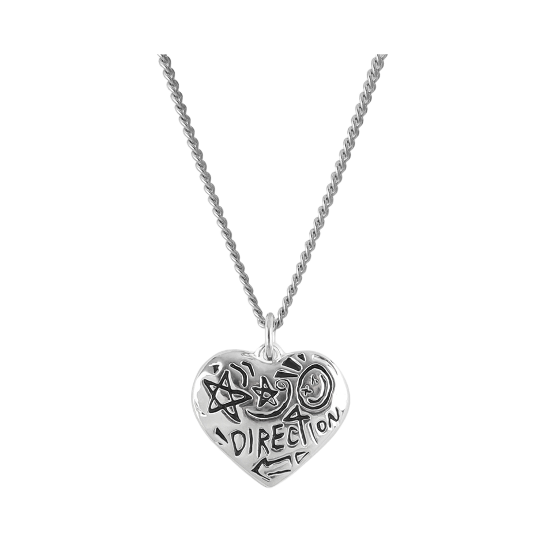 논논 스케치 러브 넥클리스 2 실버 925(Nonenon Sketch Love Necklace 2 Silver925)