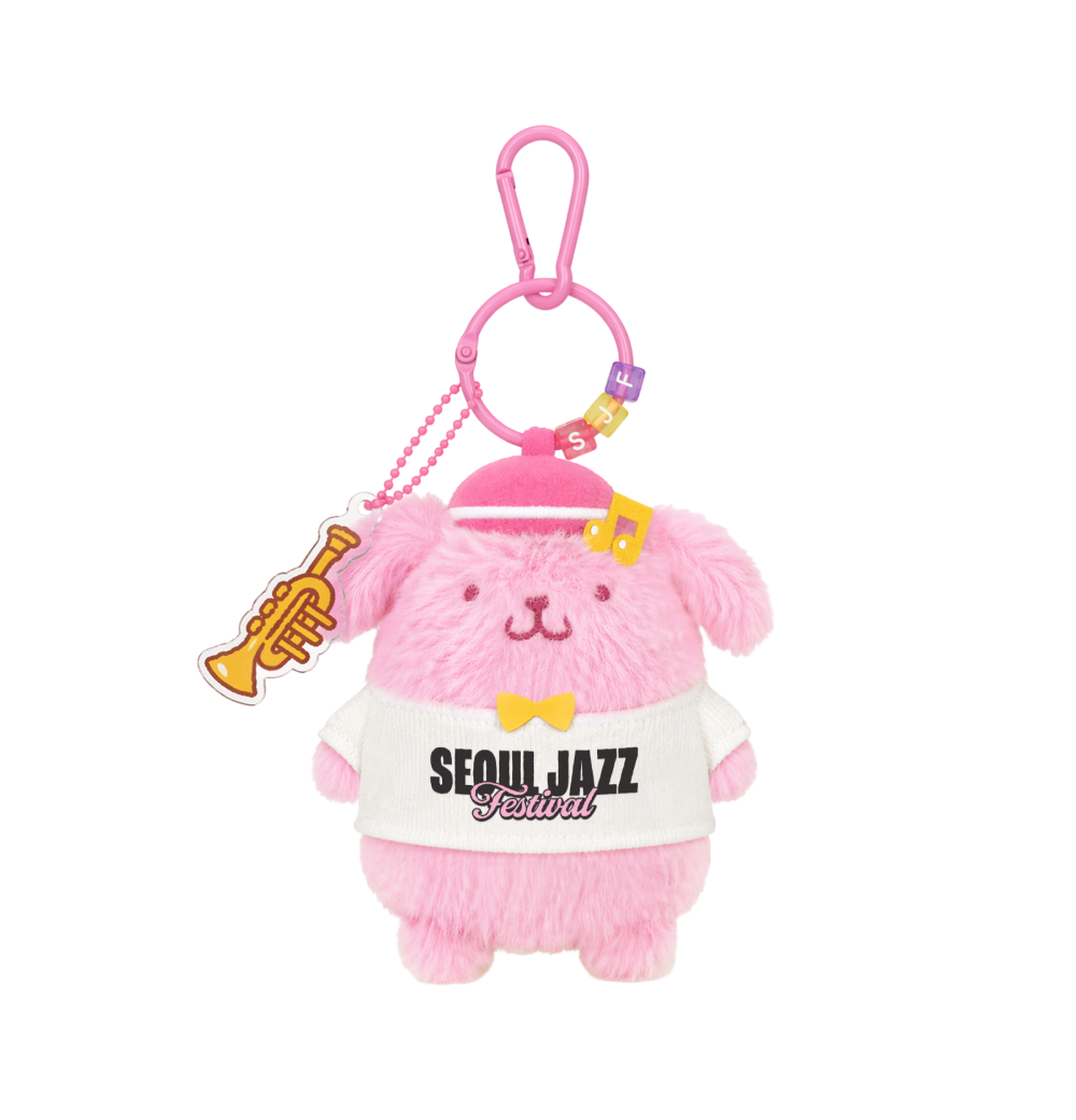 SJF x 폼폼푸린 인형 키링 - 핑크(SJF X POMPOMPURIN PLUSH KEYCHAIN - PINK)