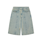 [KREAM 단독] About:Blank Felled Denim Short Murky Wash - 26FW