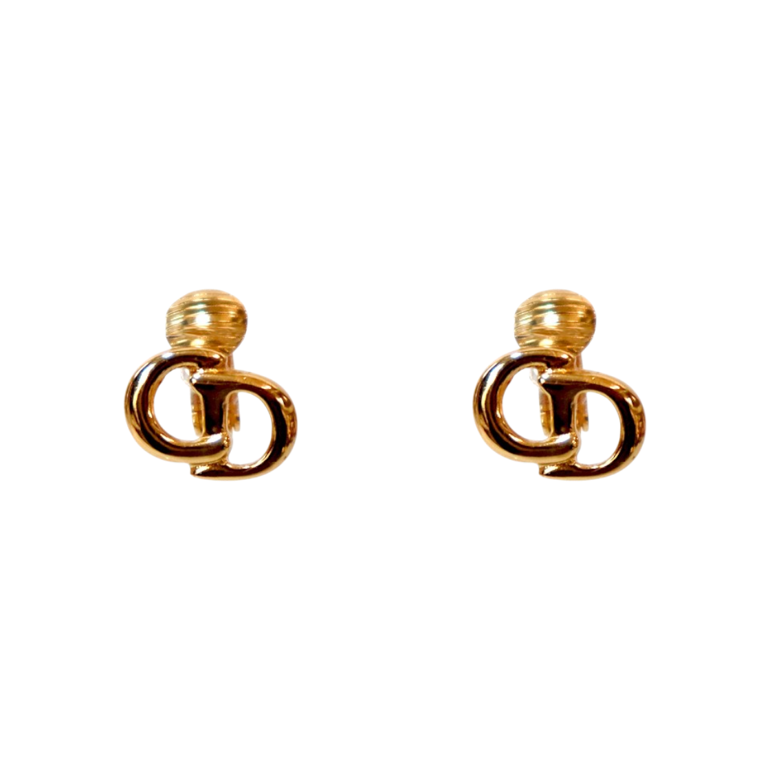 ITQJIRD73G27 Dior CD Gold Earrings A-B55206