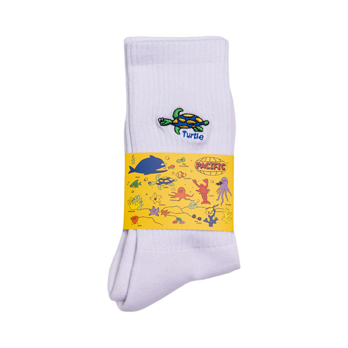빅웨이브 컬렉티브 거북이 양말(BIGWAVE COLLECTIVE Turtle Sock Cool White) - 3
