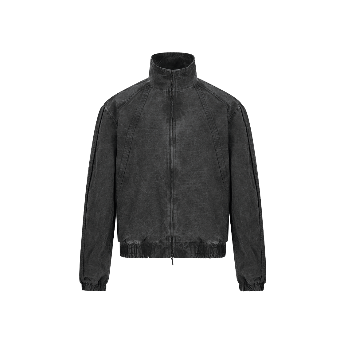 EDX01OT01 EDLIX Edge-Bound Dyed High-Neck Jacket Black