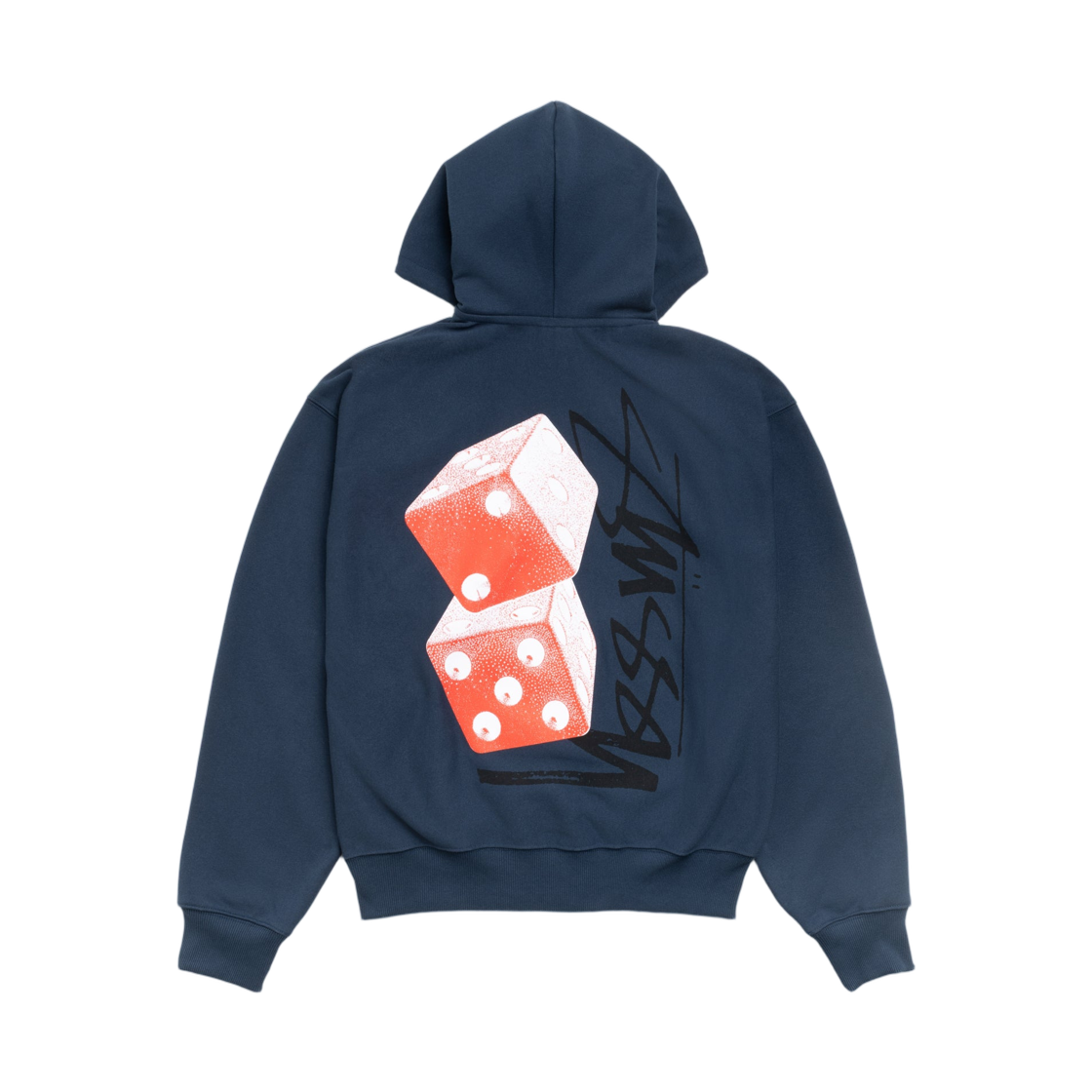 1975187 Stussy Tall Dice Zip Hoodie Navy