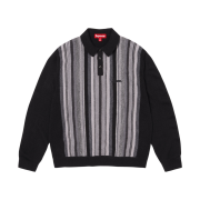 Supreme Multi Stripe Polo Sweater Black - 26SS