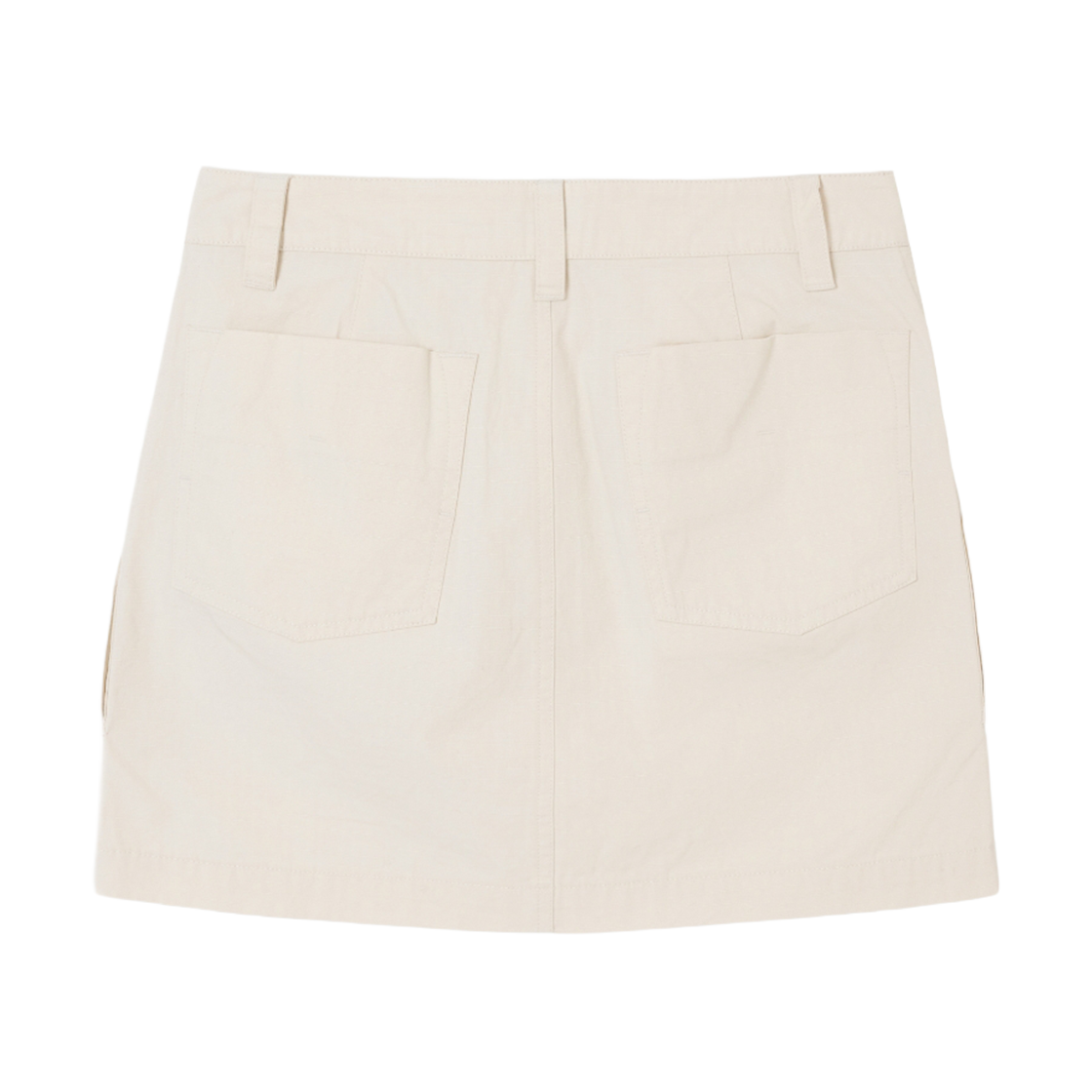 세터 우먼 립스탑 카고 미니 스커트 베이지(SATUR W Ripstop Cargo Mini Skirt Beige) - 2