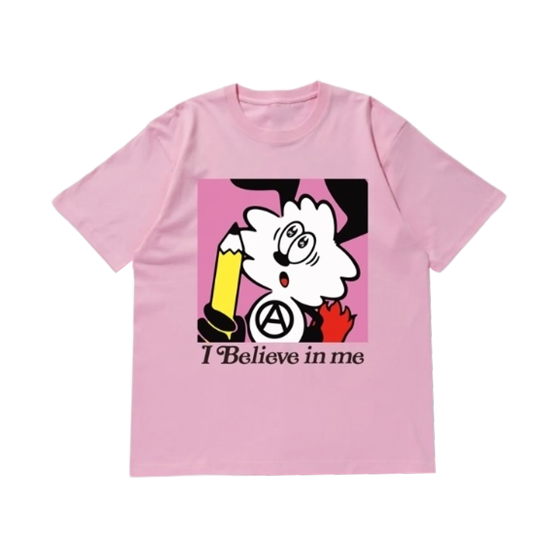 (Kids) 베르디 x 롯데 뮤지엄 베르디 티셔츠 핑크 화이트