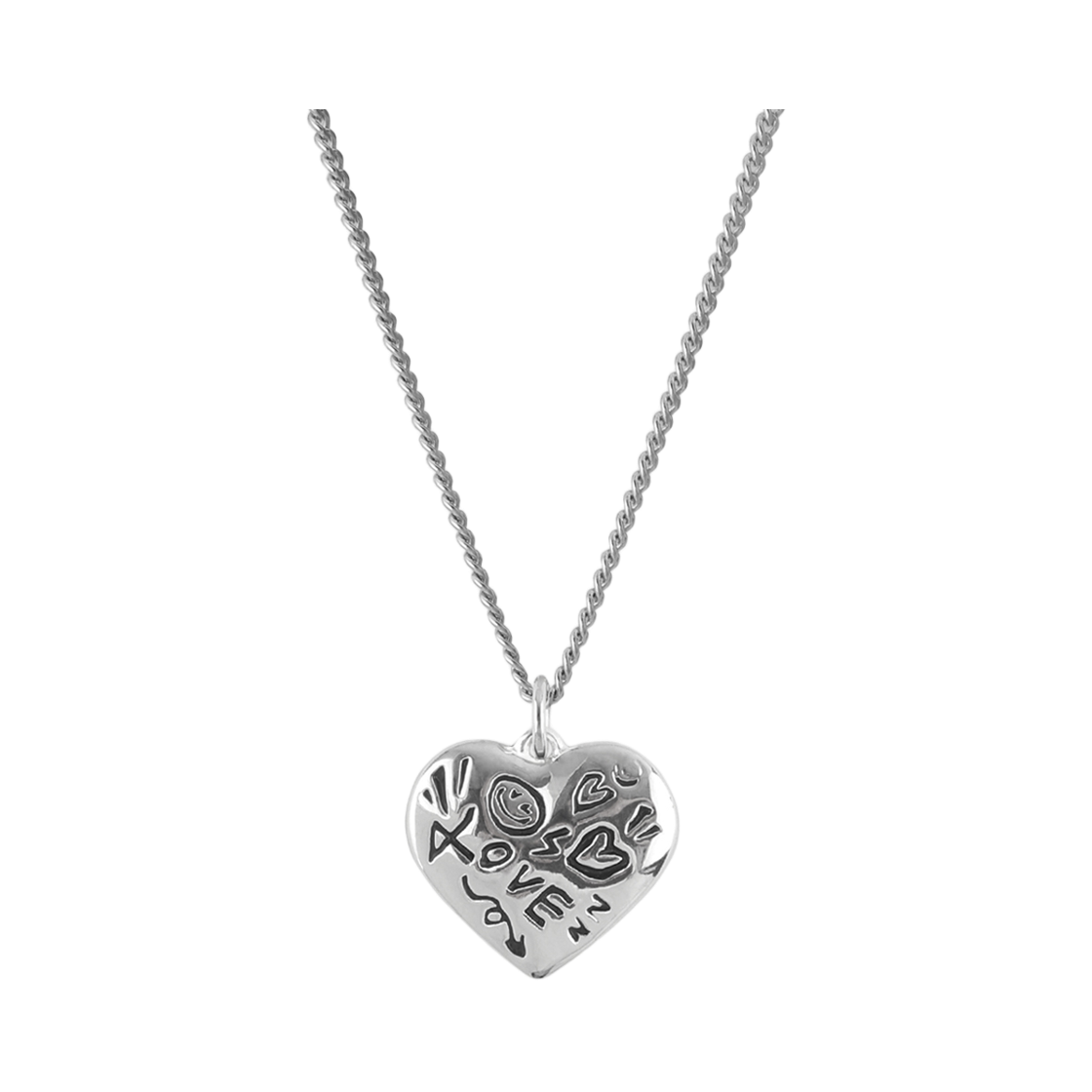 NONENON-318 Nonenon Sketch Love Necklace 1 Silver925