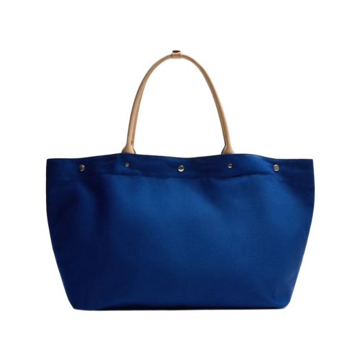 자라 x 아론 리바인 자라 레더 디테일 토트백 블루 | Zara | KREAM