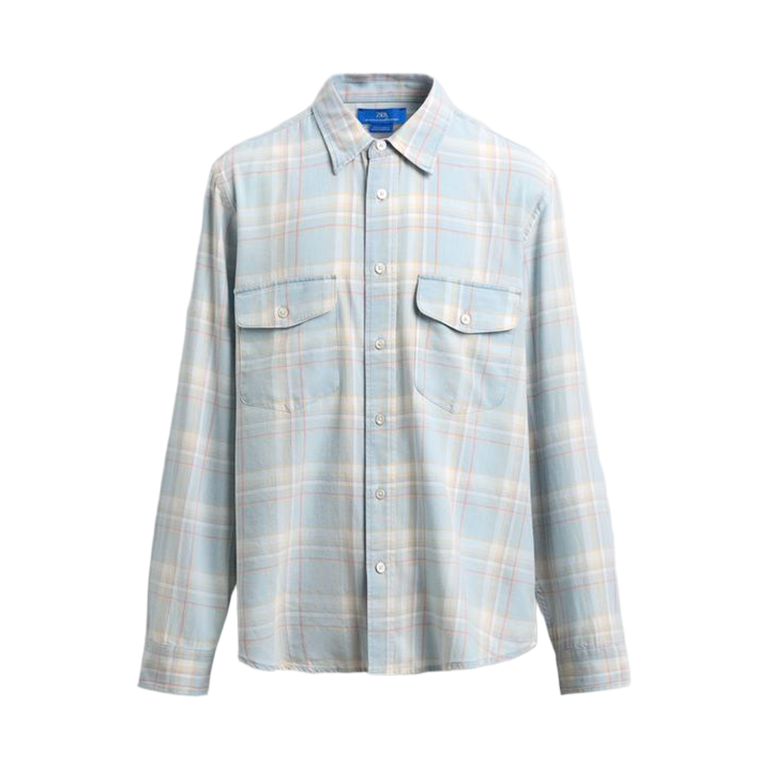 1820/417/406 Zara x Aaron Levine Light Denim Shirt Light Blue