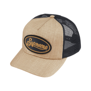 Supreme Raffia Mesh Back 5-Panel Tan - 26SS