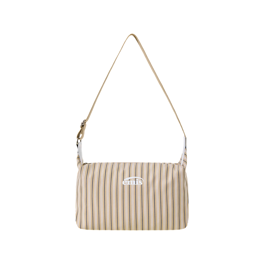 - Emis Stripe Hobo Bag Beige