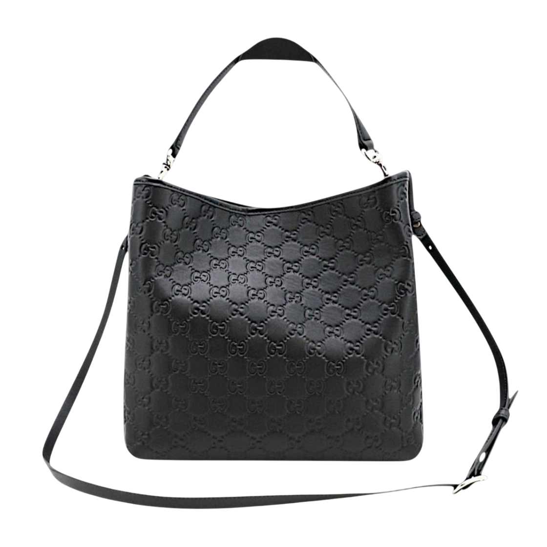 IT2GMR7KSATQ Gucci GG Emblem Medium Bucket Bag 815103