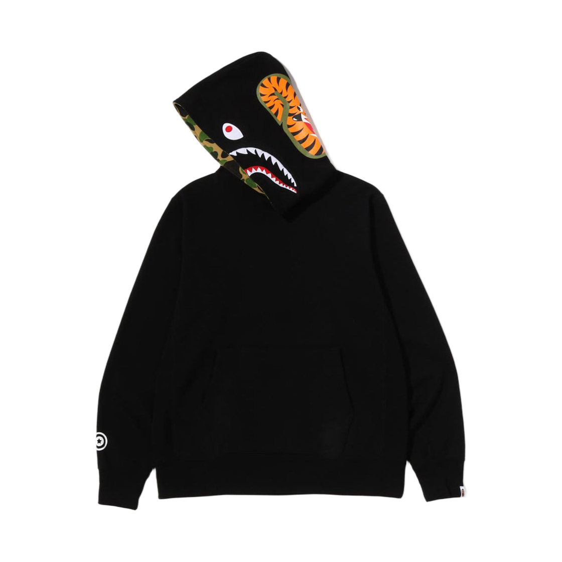 베이프 ABC 카모 샤크 풀오버 후드 블랙(BAPE ABC Camo Shark Pullover Hoodie Black) - 2